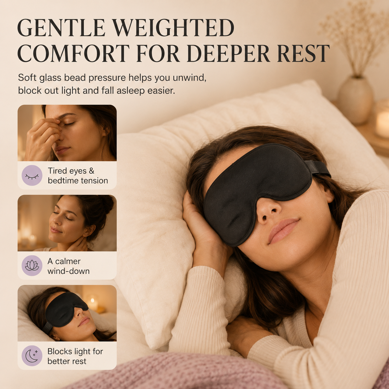 Sundown Weighted Sleeping Mask