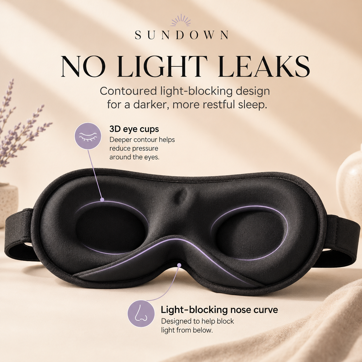 Sundown Weighted Sleeping Mask