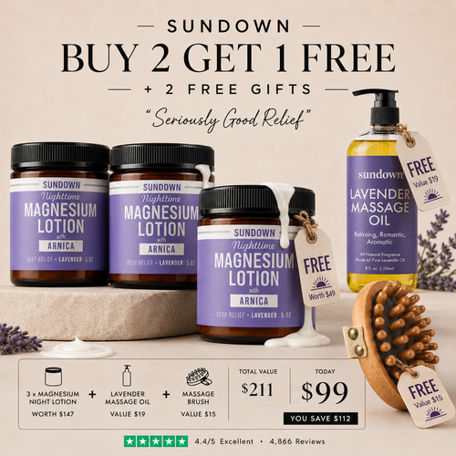 Sundown Magnesium Lotion With Arnica